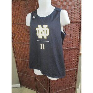 Women's Under Armour Notre Dame Basketball Jersey Shirt Reversible Large Irish
